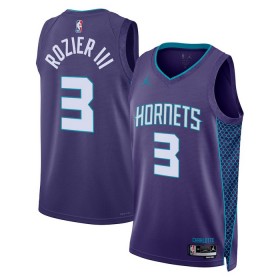 Dres Charlotte Hornets Terry Rozier III 3 Jordan 2022-23 Statement Edition Ljubičasta Swingman